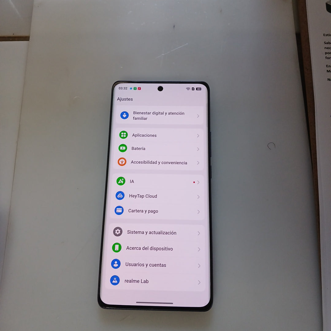 CELULAR REALME GT6 5G RMX3851 256 GB 12 GB RAM (SEMINUEVO)