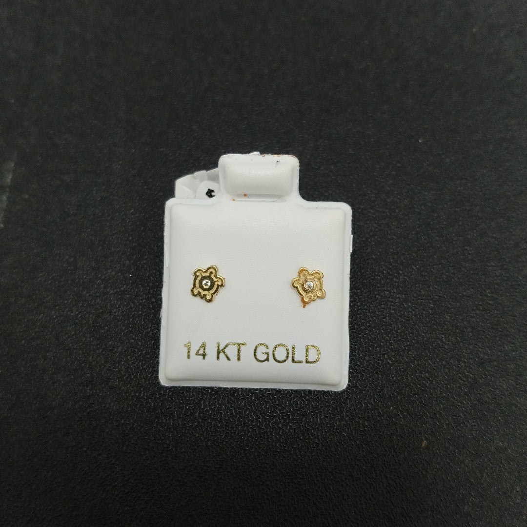 BROQUELES ORO 14K 1 (NUEVO)