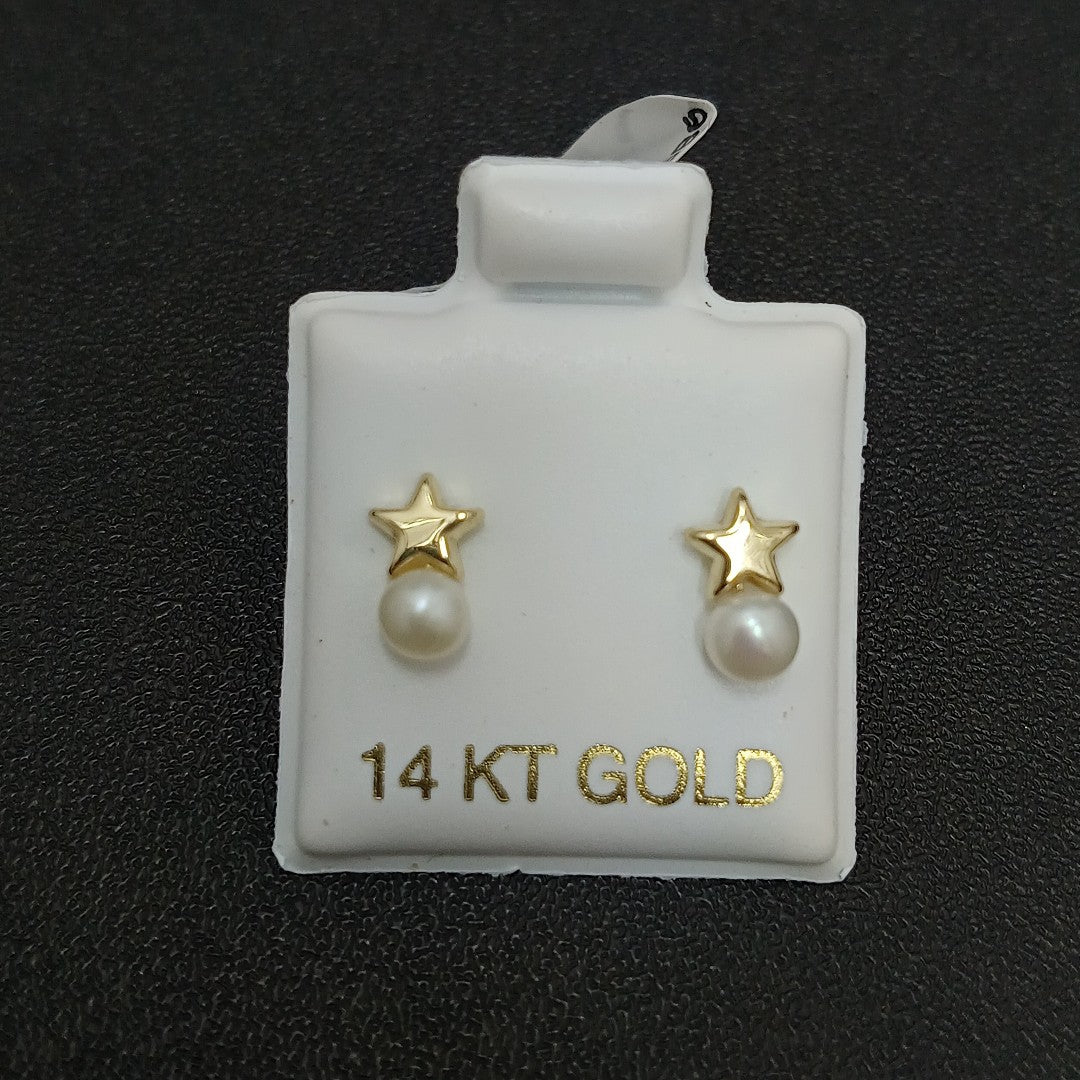 BROQUELES ORO 14K 1 (NUEVO)