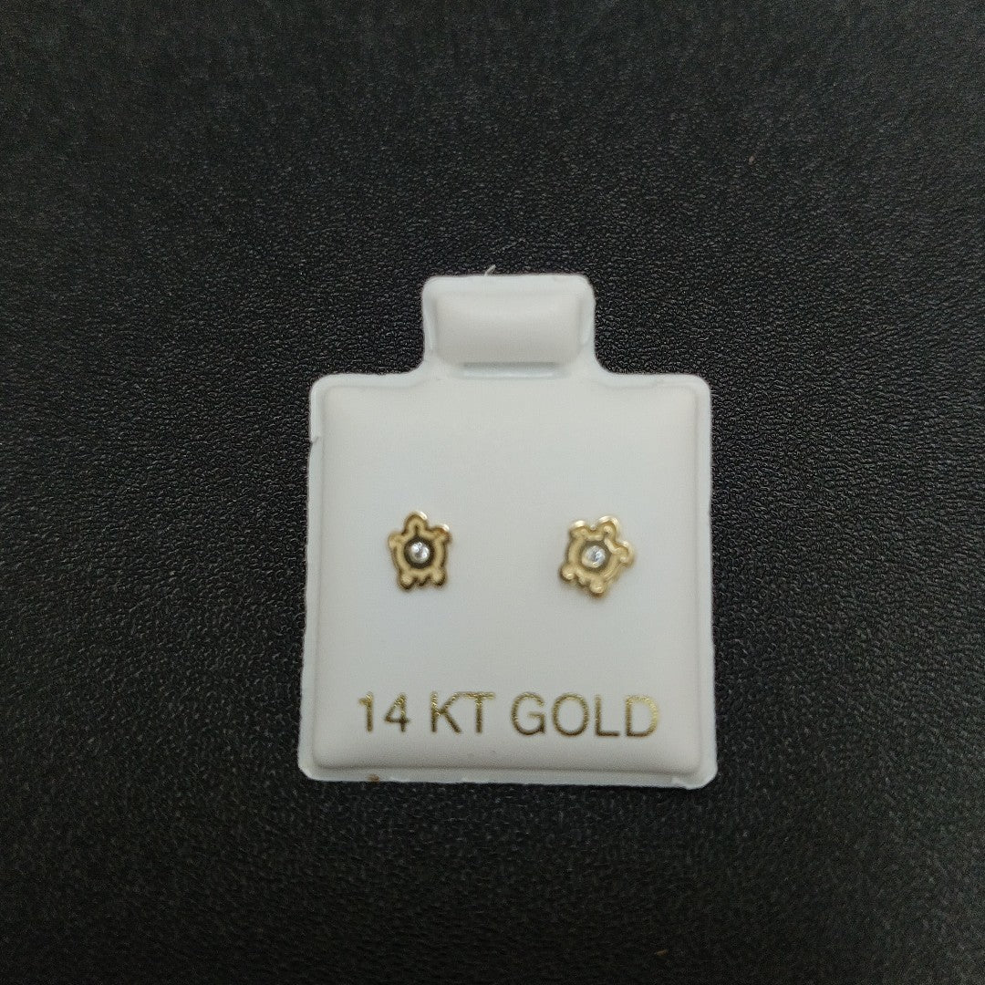 BROQUELES ORO 14K 1 (NUEVO)