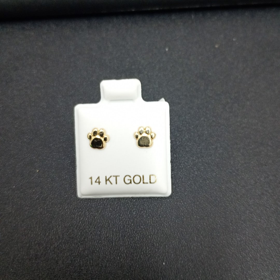 BROQUELES ORO 14K 1 (NUEVO)