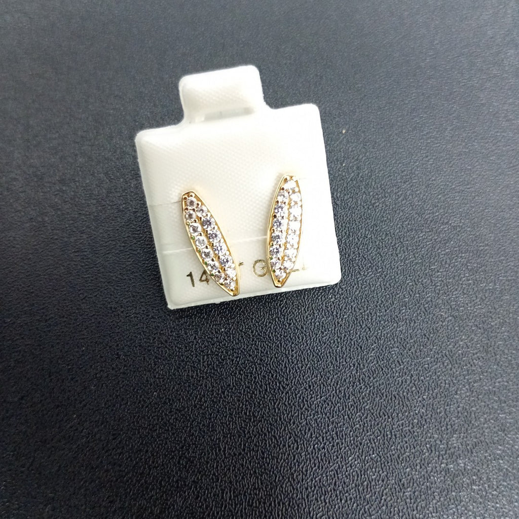 BROQUELES ORO 14K 1.8 (NUEVO)