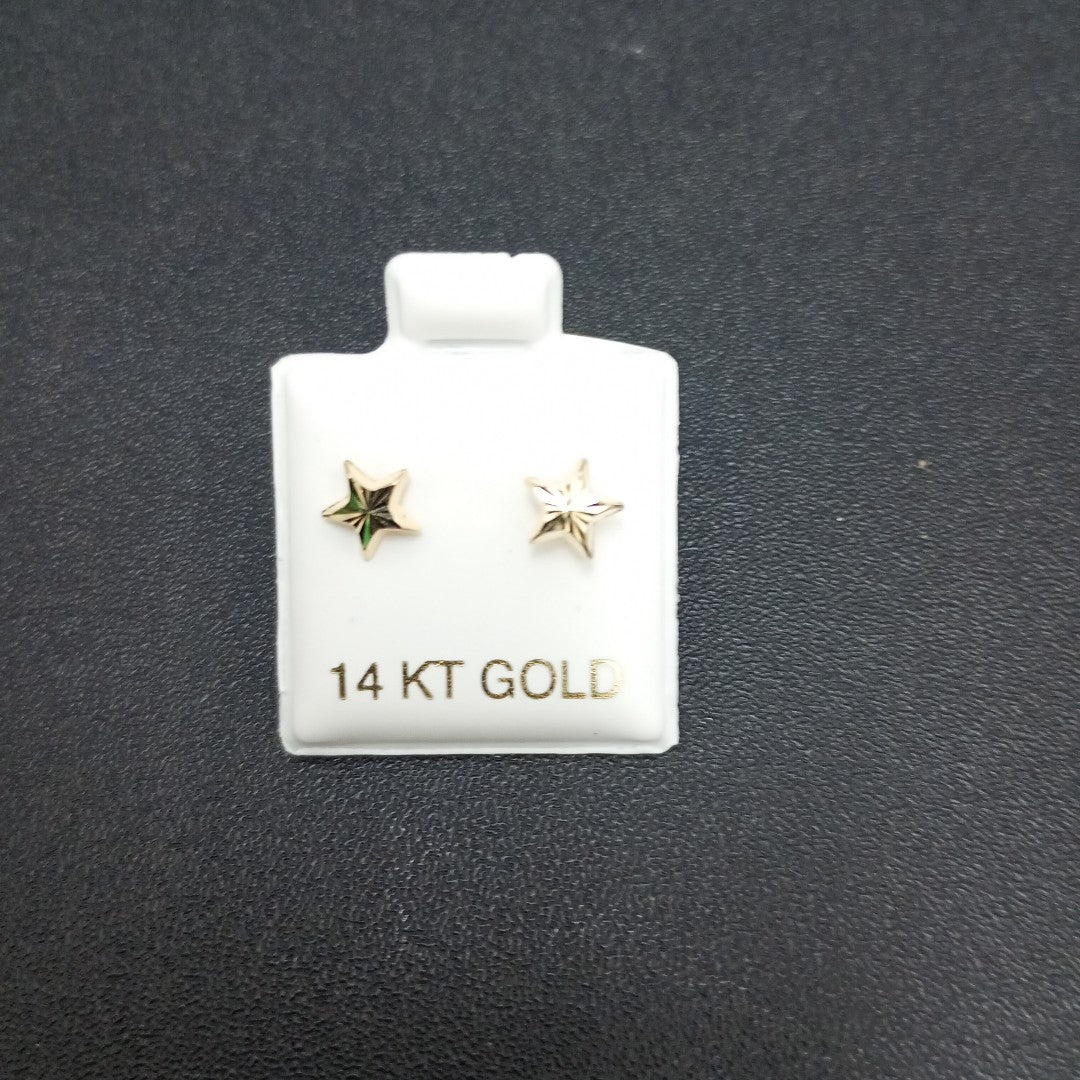 BROQUELES ORO 14K 1 (NUEVO)