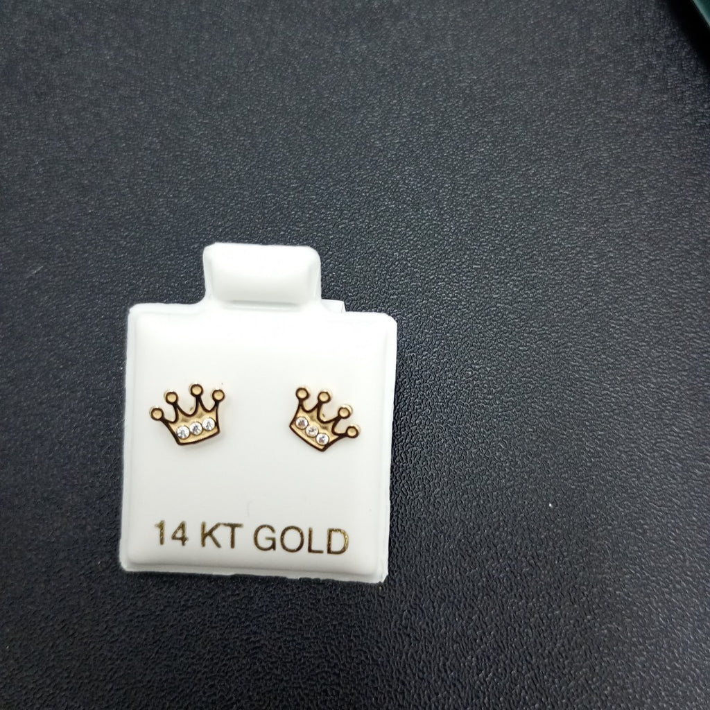 BROQUELES ORO 14K 1 (NUEVO)