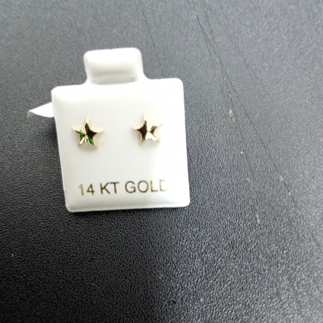 BROQUELES ORO 14K 1 (NUEVO)