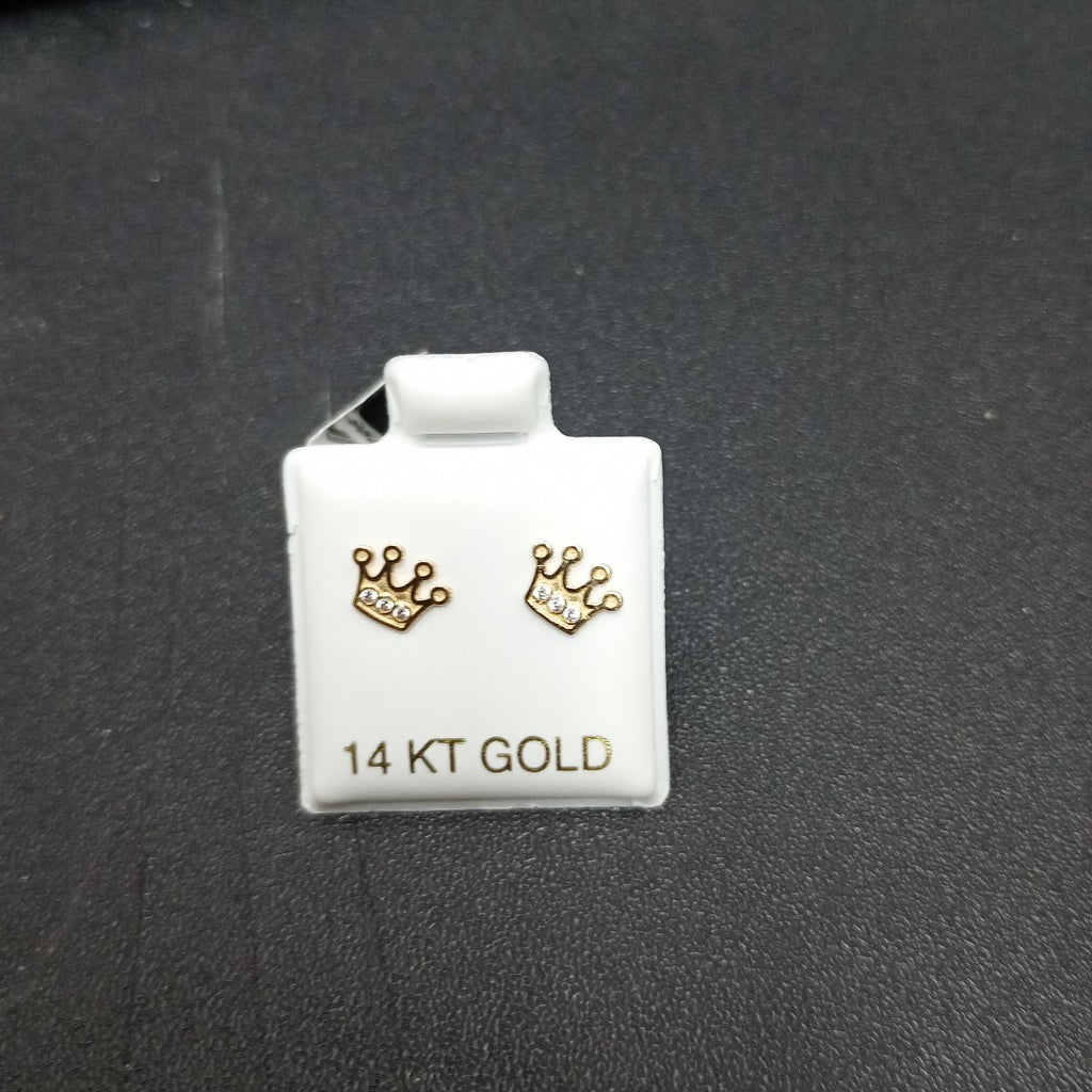 BROQUELES ORO 14K 1 (NUEVO)