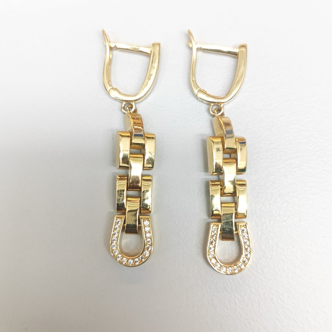 BROQUELES ORO 14K 7.2 (NUEVO)