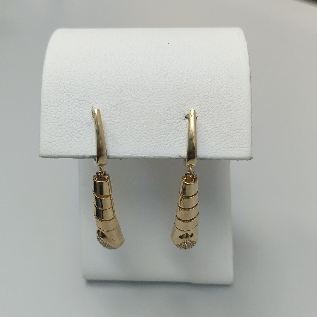 BROQUELES ORO 14K 5.8 (NUEVO)