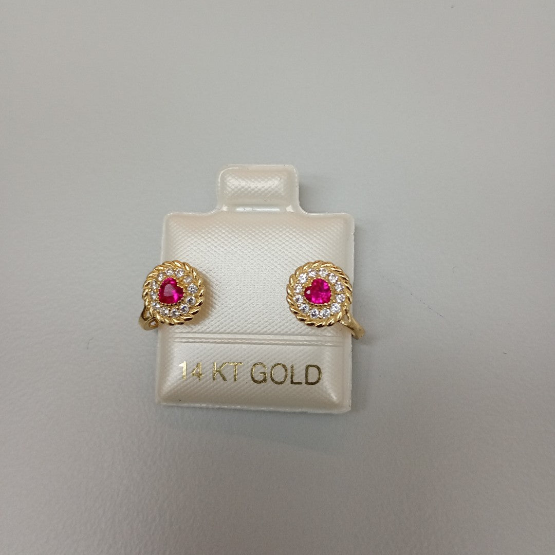 BROQUELES ORO 14K 1.3 (NUEVO)