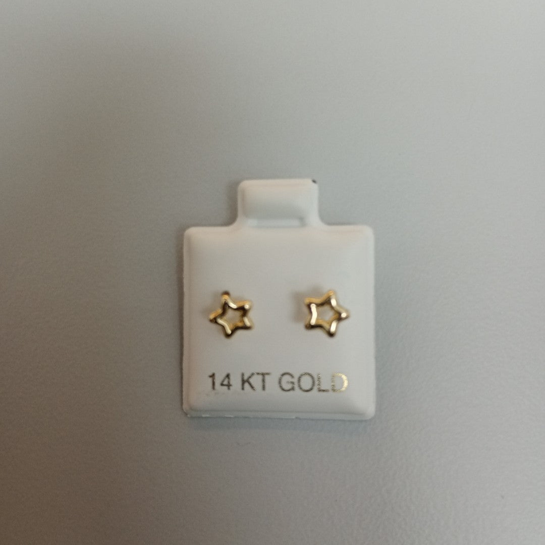 BROQUELES ORO 14K 1 (NUEVO)