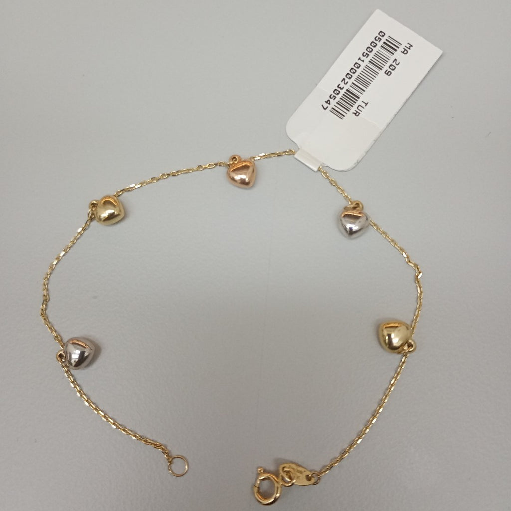 PULSERAS DAMA ORO 14K 2 (NUEVO)
