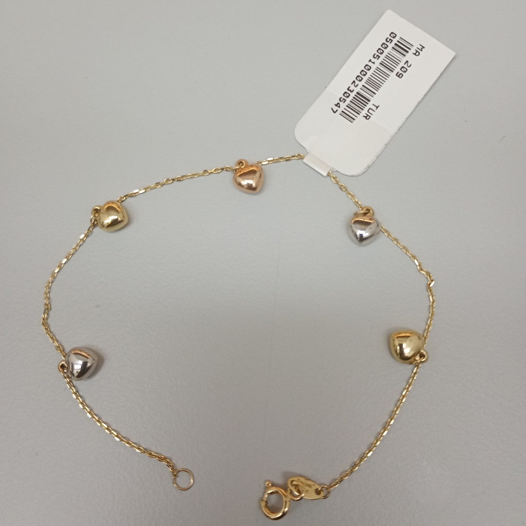 PULSERAS DAMA ORO 14K 2 (NUEVO)