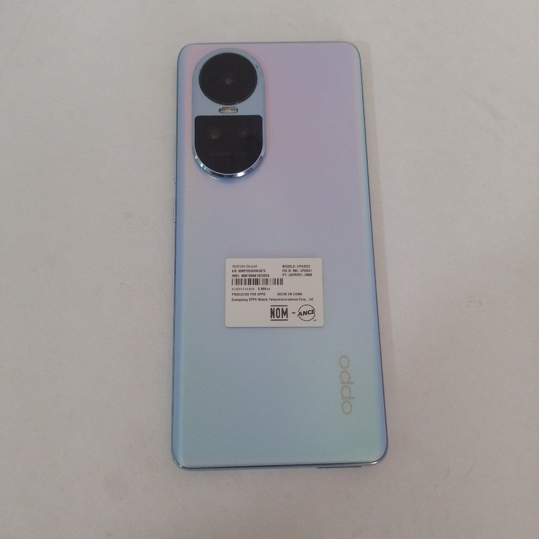 CELULAR OPPO  RENO10 5G CPH2531 (2023) 256 GB 8 GB RAM (SEMINUEVO)