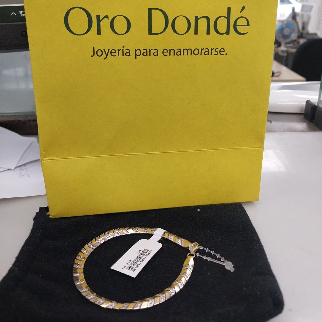 PULSERAS DAMA ORO 14K 9.4 (NUEVO)