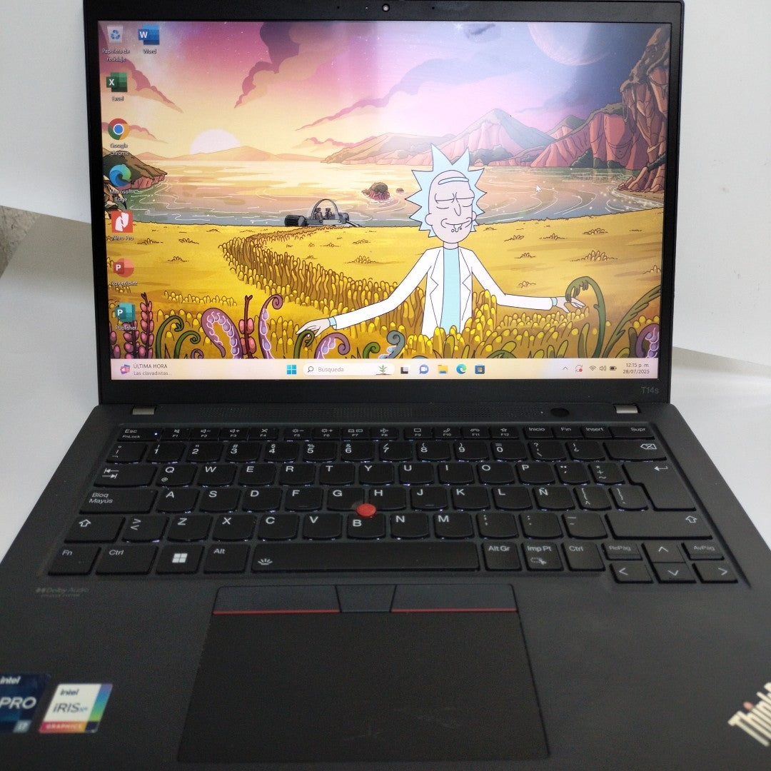 LAPTOP LENOVO THINKPAD T14S GEN 3 (2022) 512 GB SSD 16 GB RAM (SEMINUEVO)
