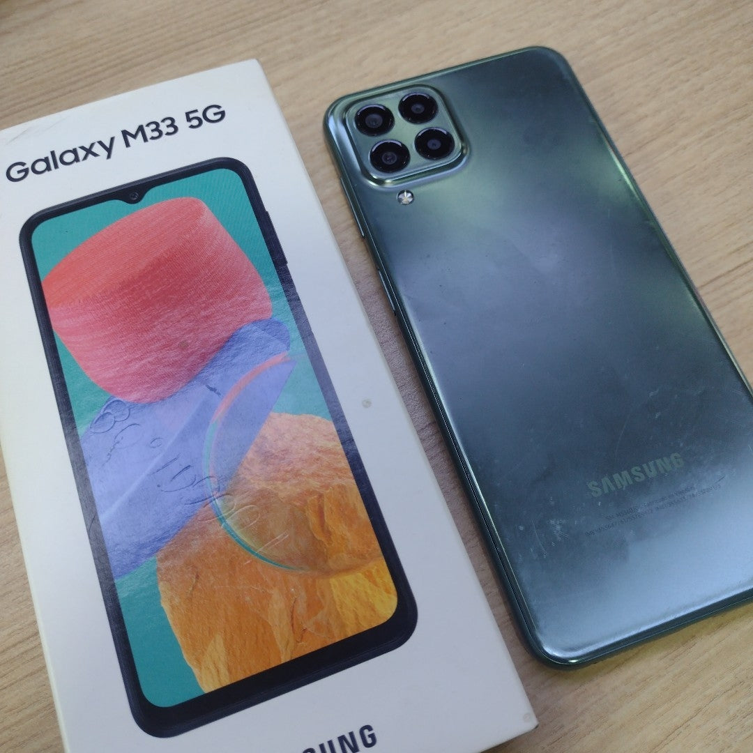 CELULAR SAMSUNG GALAXY M33 5G SM-M336B (2022) 128 GB 6 GB RAM (SEMINUEVO)