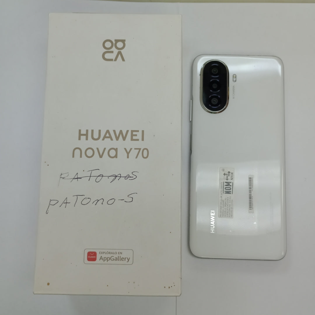 CELULAR HUAWEI NOVA Y70 MGA-LX3 128 GB 4 GB RAM (SEMINUEVO)