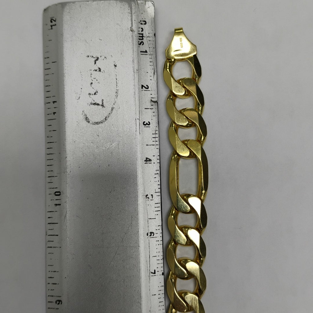 PULSERAS CABALLERO CARTIER 3*1 AMARILLA ORO 14K 33.9 (NUEVO)