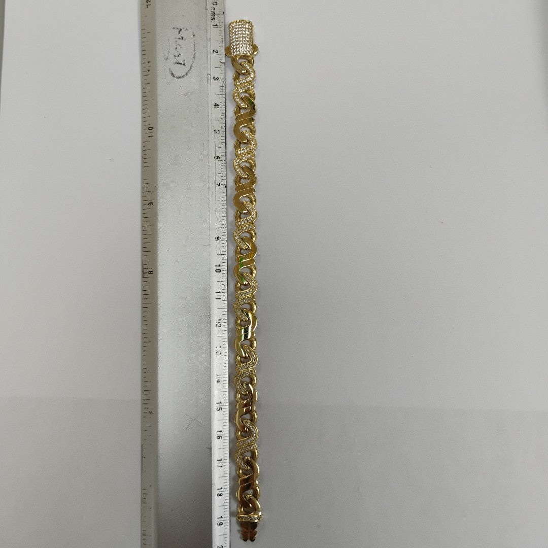 PULSERAS DAMA ORO 14K 15.5 (NUEVO)