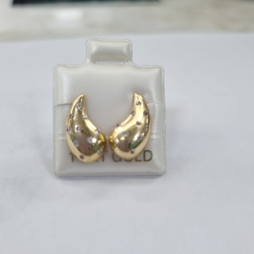 BROQUELES ORO 14K 2.1 (NUEVO)
