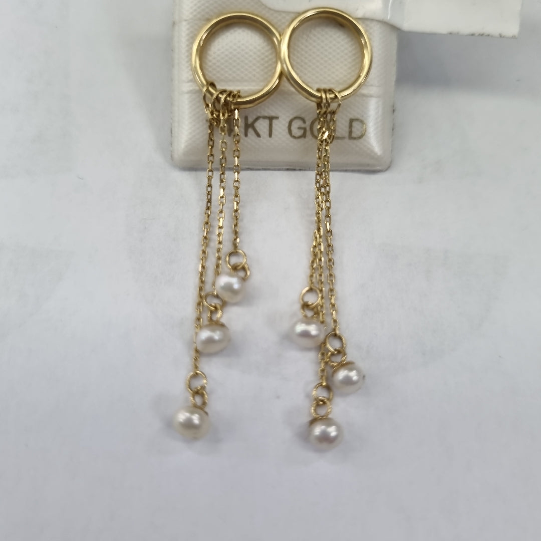 BROQUELES ORO 14K 1.7 (NUEVO)