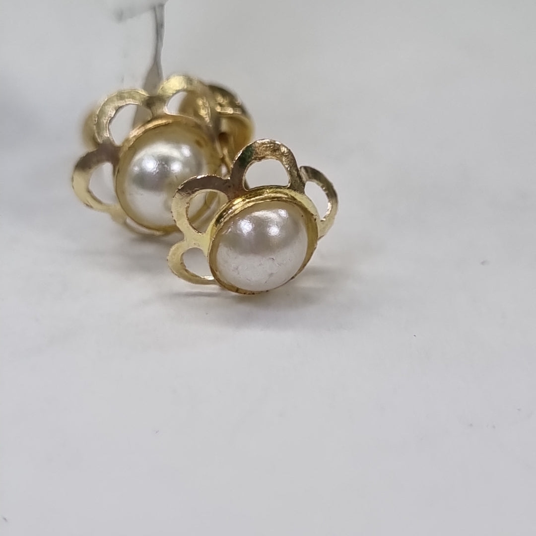 BROQUELES ORO 14K 1 (NUEVO)