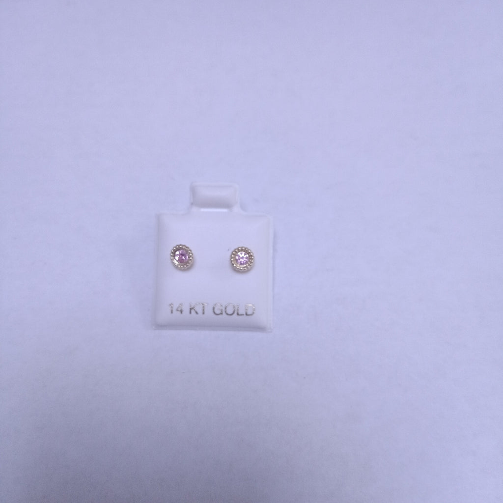 BROQUELES ORO 14K 1 (NUEVO)