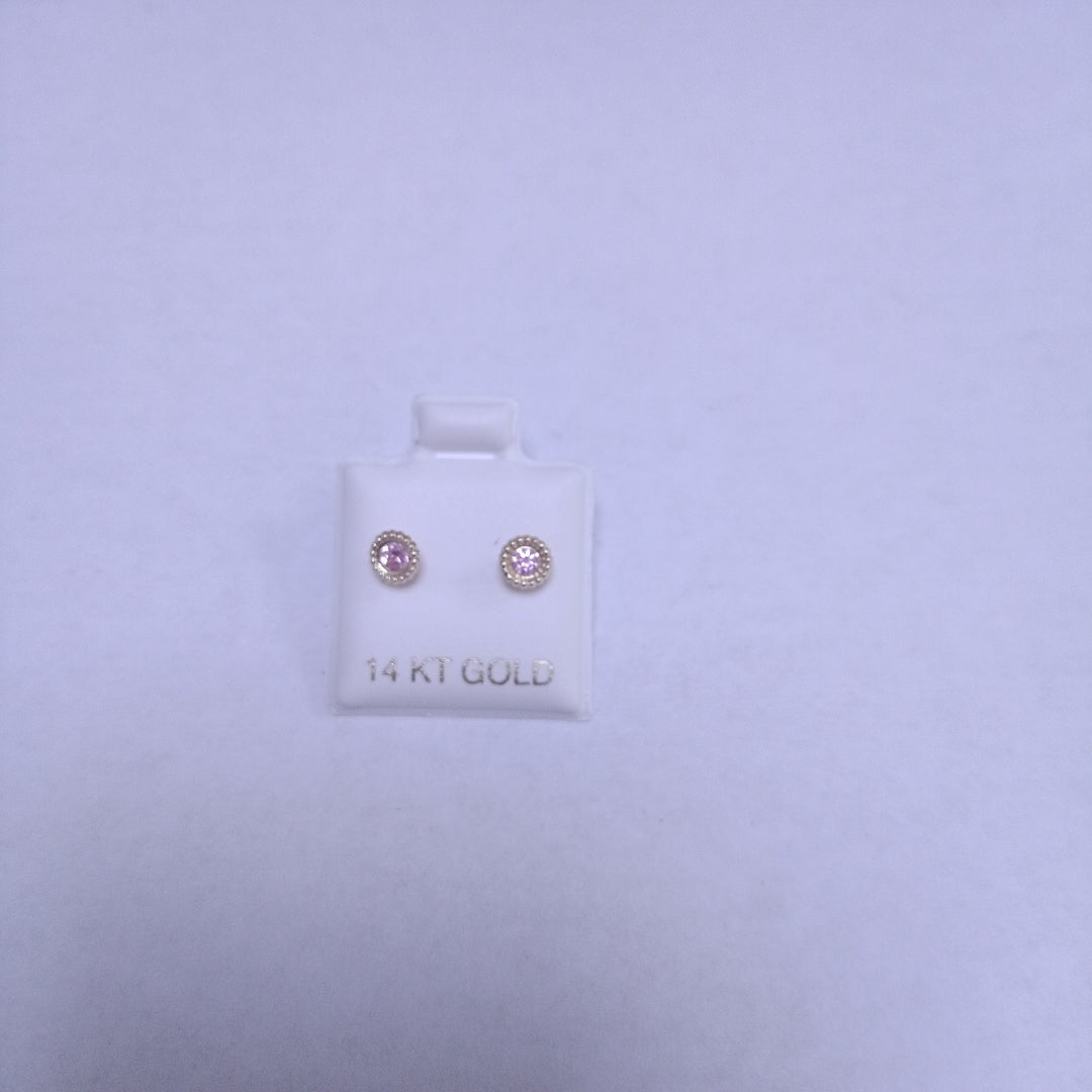 BROQUELES ORO 14K 1 (NUEVO)