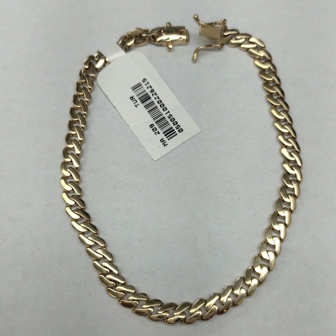 PULSERAS CABALLERO ORO 14K 9.3 (NUEVO)