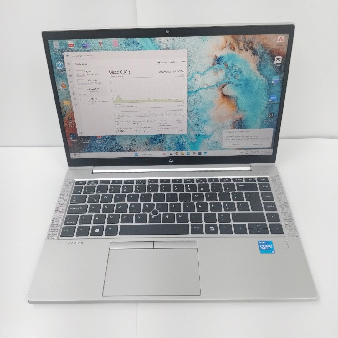 LAPTOP HP ELITEBOOK 840 G8 (2022) 512 GB SSD 16 GB RAM (SEMINUEVO)