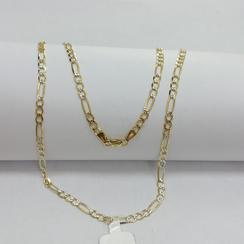 CADENAS CARTIER 3*1 DIAMANTADA ORO 14K 7.5 (NUEVO)