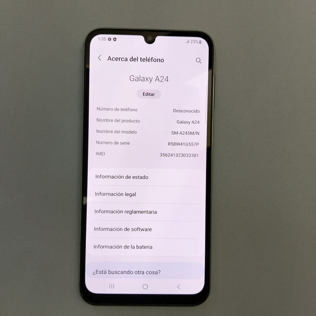 CELULAR SAMSUNG GALAXY A24 SM-A245M (2023) 128 GB 4 GB RAM (SEMINUEVO)
