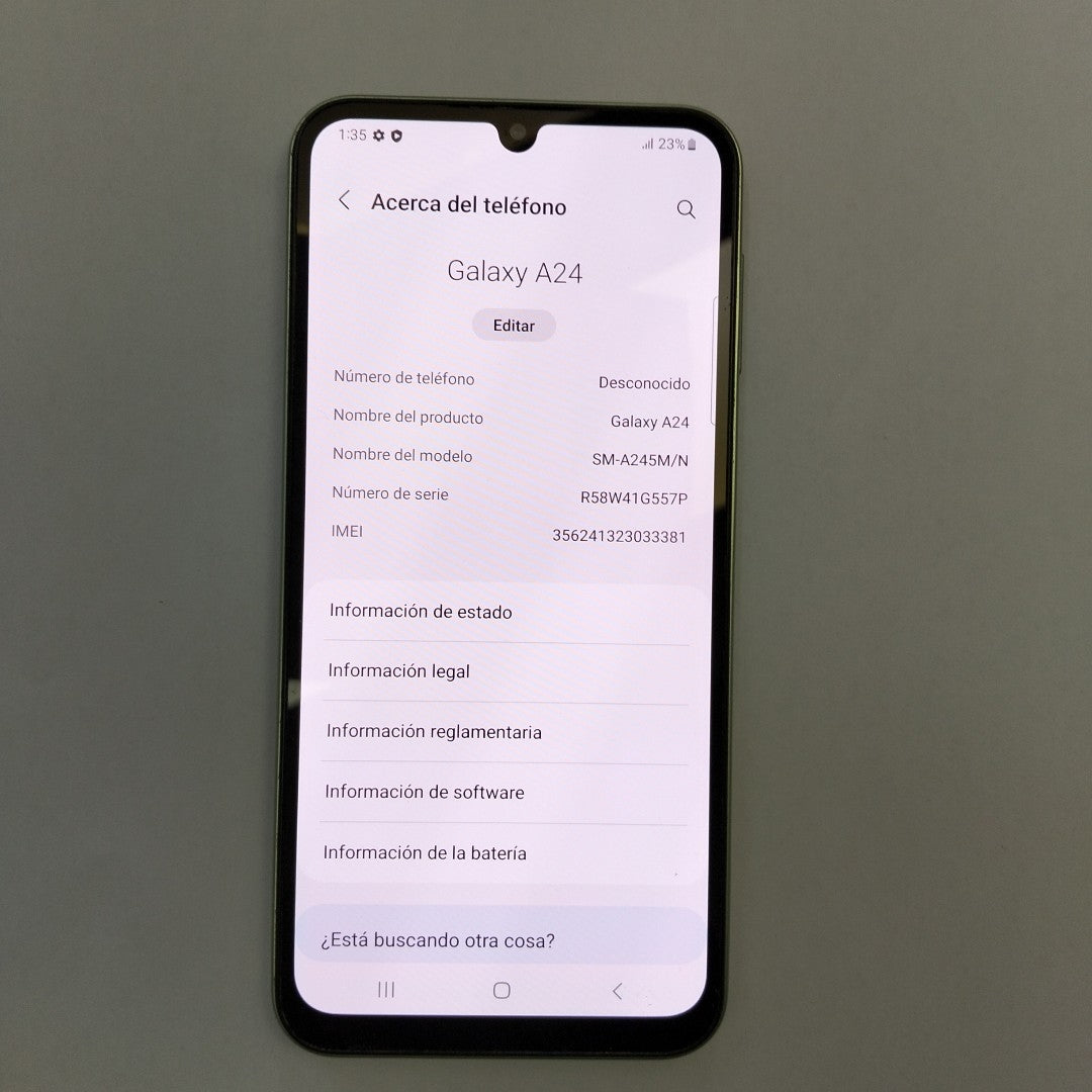 CELULAR SAMSUNG GALAXY A24 SM-A245M (2023) 128 GB 4 GB RAM (SEMINUEVO)