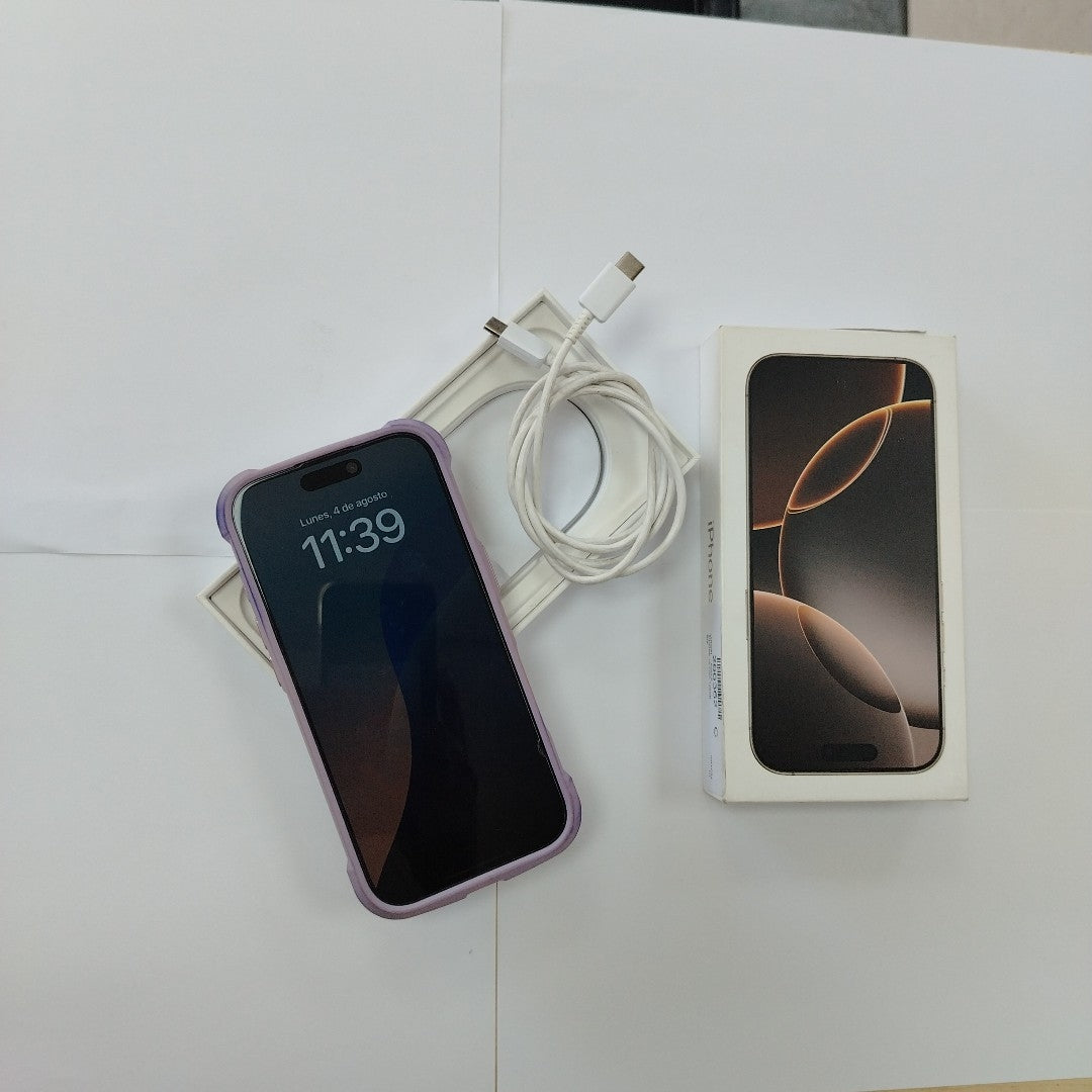 CELULAR APPLE IPHONE 16 PRO A3292 (2024) 128 GB 8 GB RAM (SEMINUEVO)