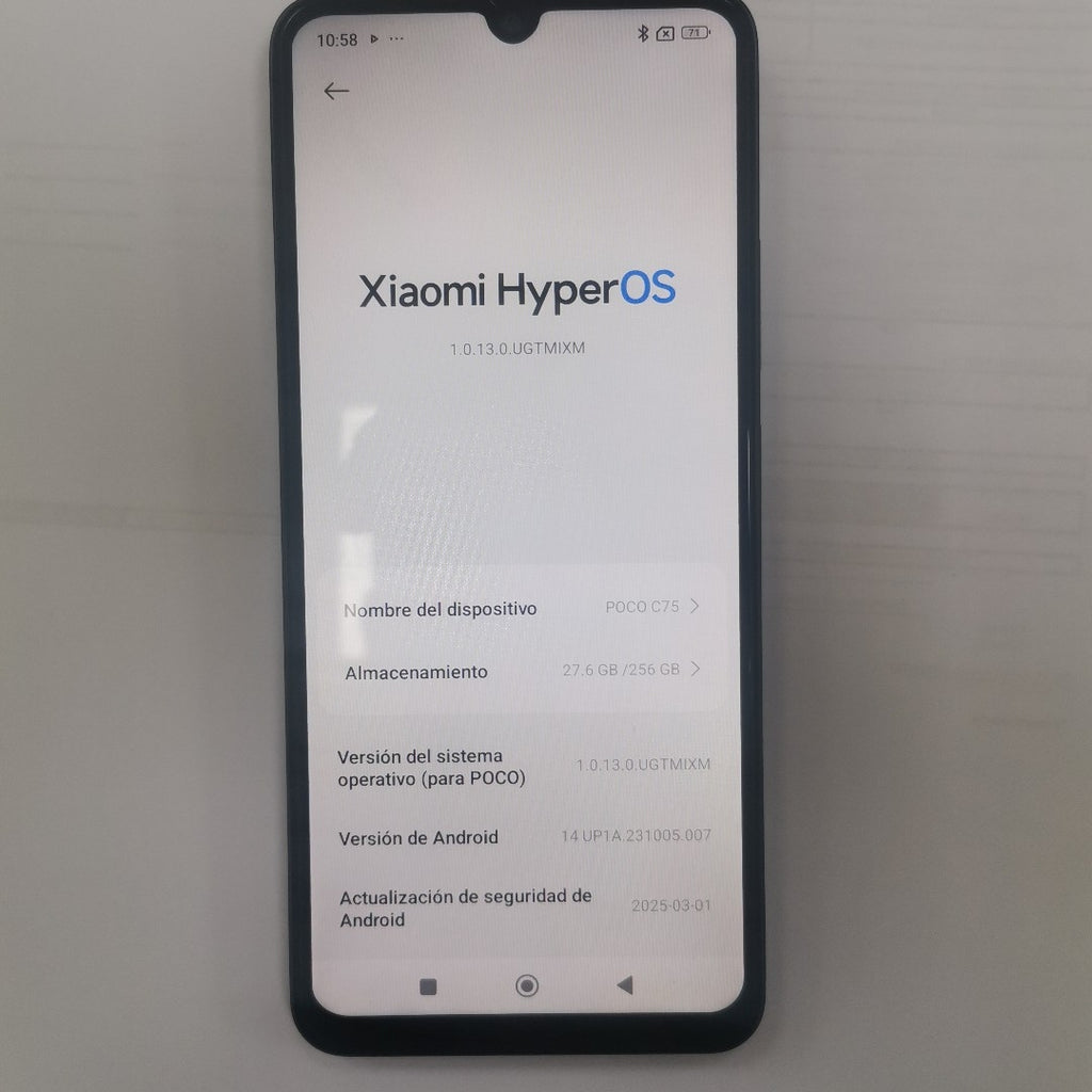 CELULAR XIAOMI POCO C75 2410FPCC5G (2024) 256 GB 8 GB RAM (SEMINUEVO)