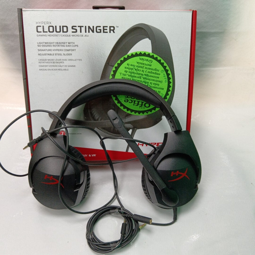 AUDIFONOS HYPERX CLOUD STINGER HX-HSCS-BK ALAMBRICO OVER EAR (SEMINUEVO)
