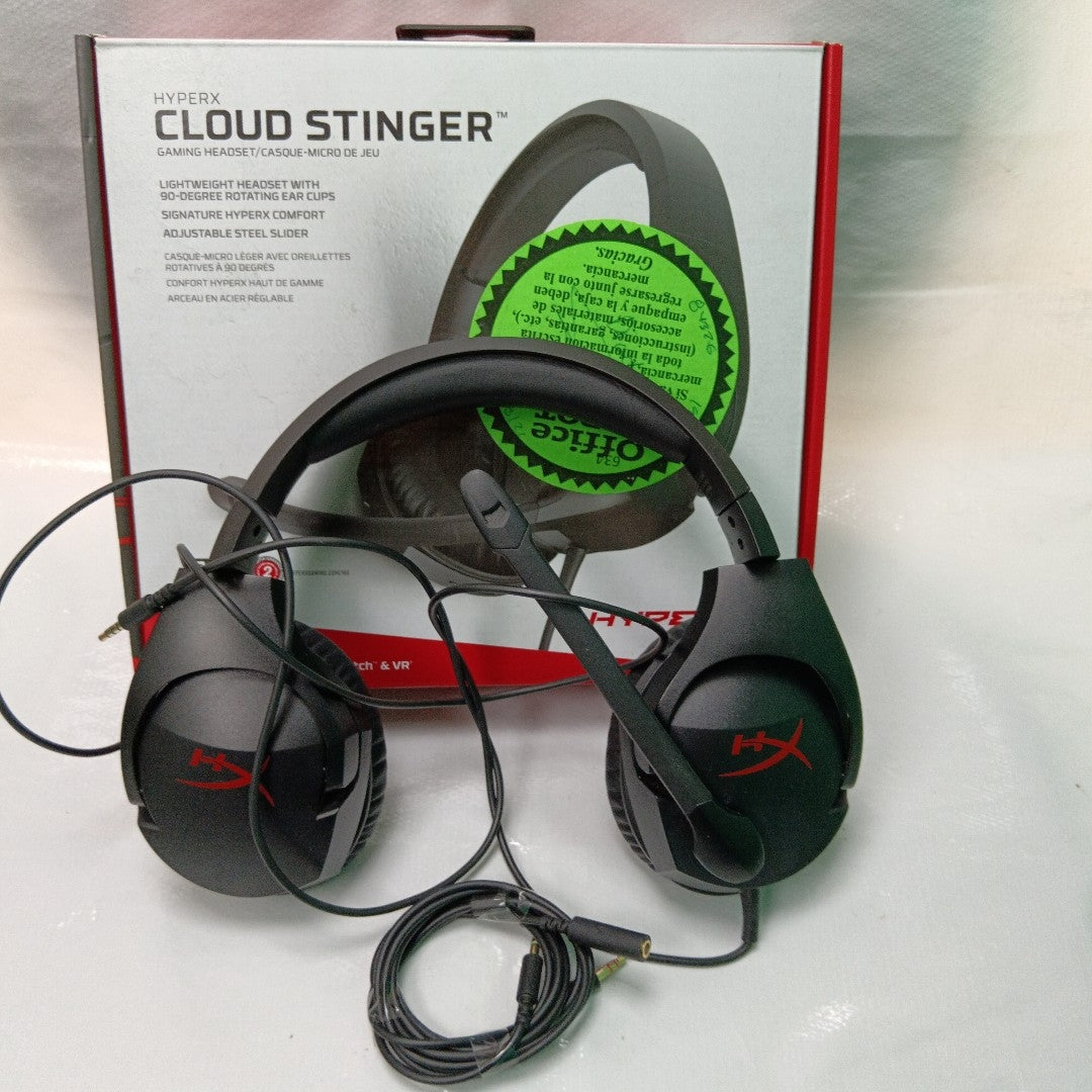 AUDIFONOS HYPERX CLOUD STINGER HX-HSCS-BK ALAMBRICO OVER EAR (SEMINUEVO)