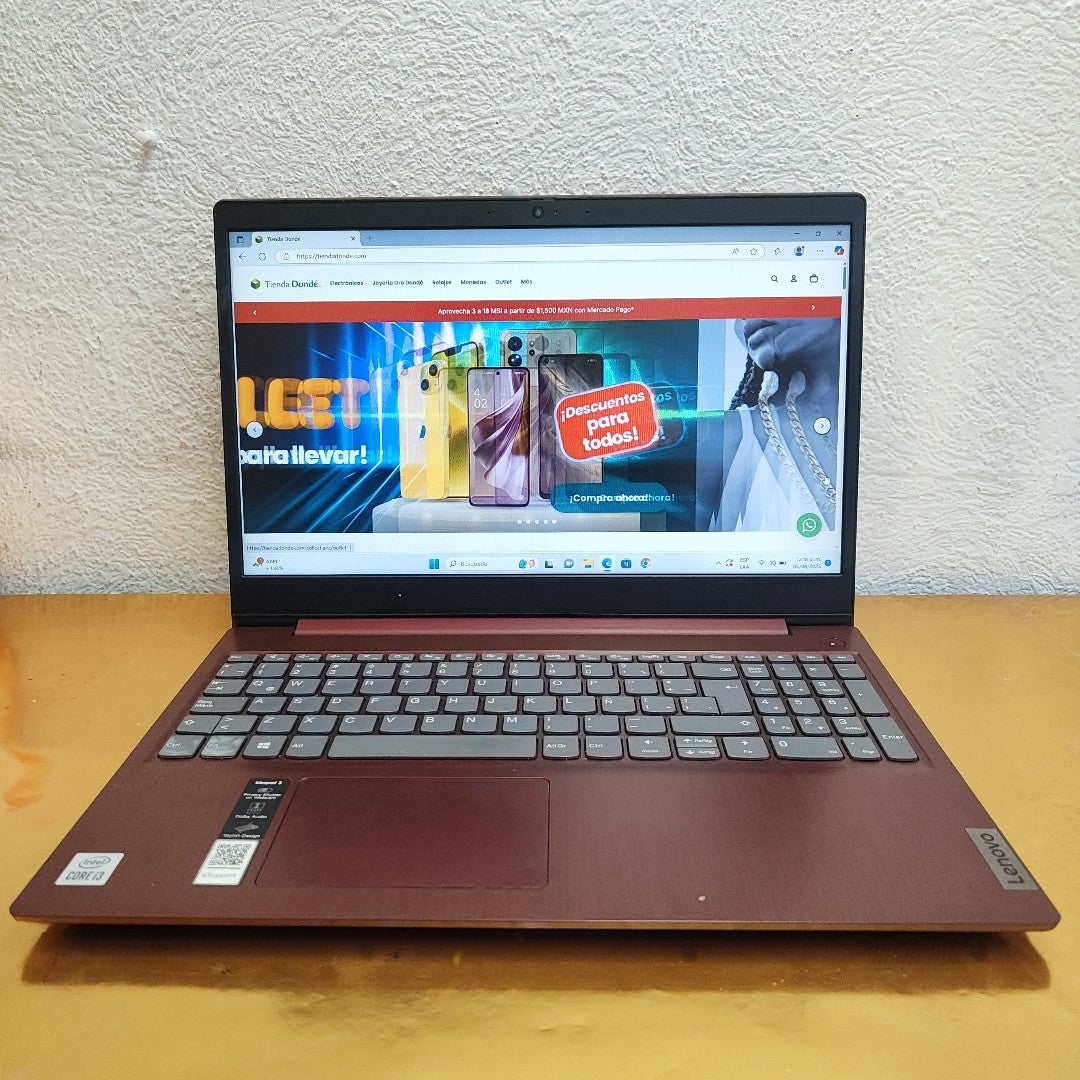 LAPTOP LENOVO IDEAPAD 3 15IML05 (2021) 1 TB 8 GB RAM (SEMINUEVO)