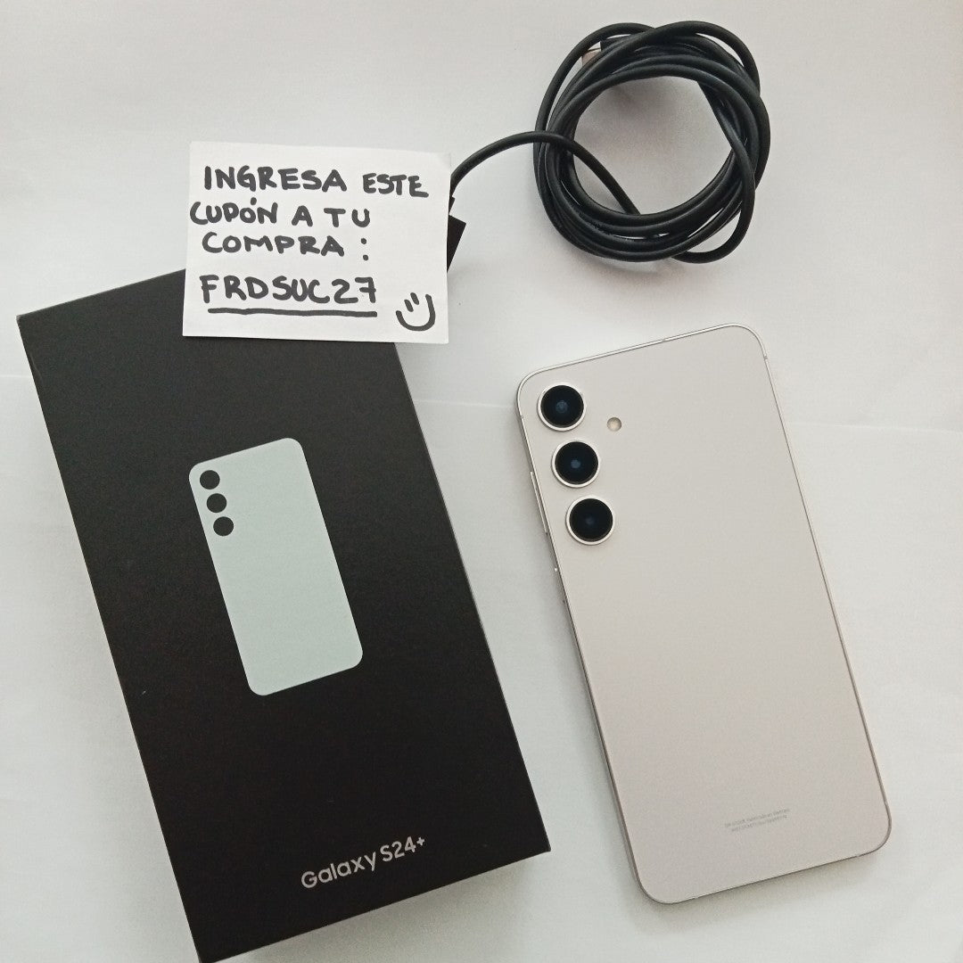 CELULAR SAMSUNG GALAXY S24 + SM-S926B (2024) 256 GB 12 GB RAM (SEMINUEVO)