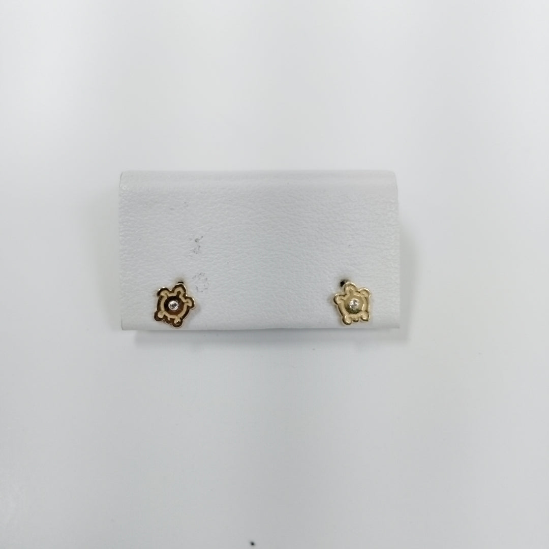 BROQUELES ORO 14K 1 (NUEVO)