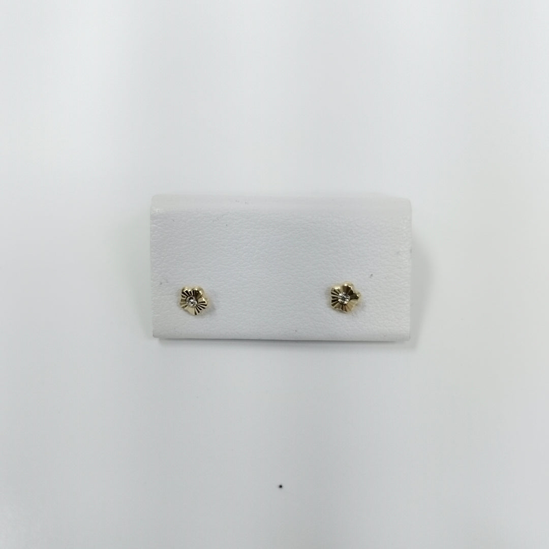 BROQUELES ORO 14K 1 (NUEVO)