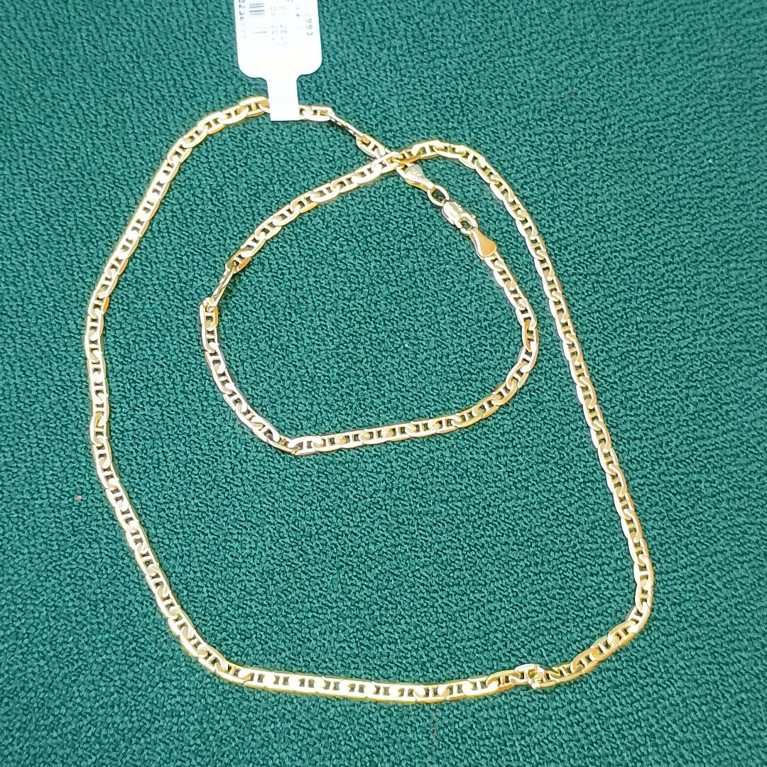 CADENAS GUCHI ORO 14K 10.2 (NUEVO)
