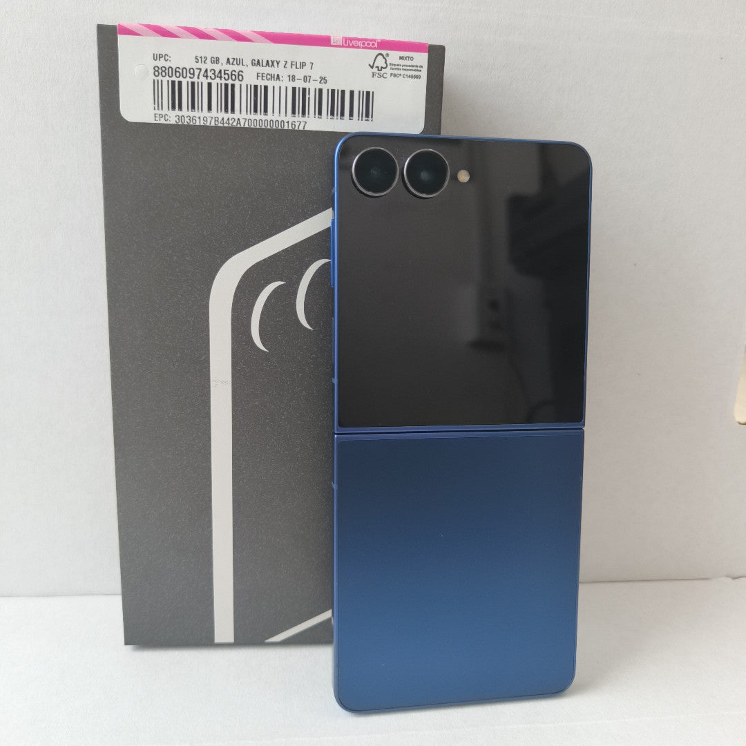 CELULAR SAMSUNG GALAXY Z FLIP 7 SM-F766B (2025) 512 GB 12 GB RAM (SEMINUEVO)
