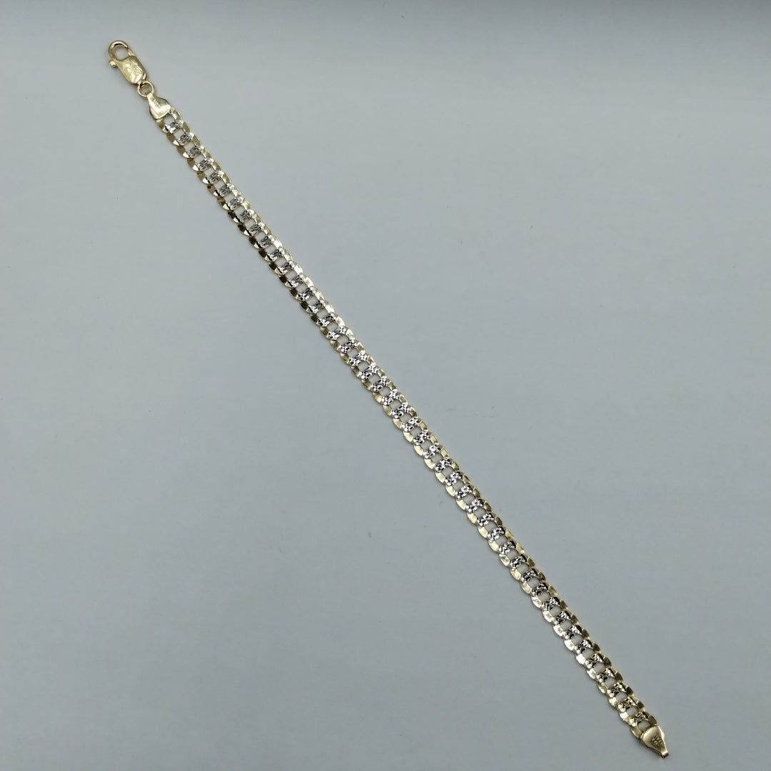 PULSERAS CABALLERO ORO 14K 8.7 (NUEVO)