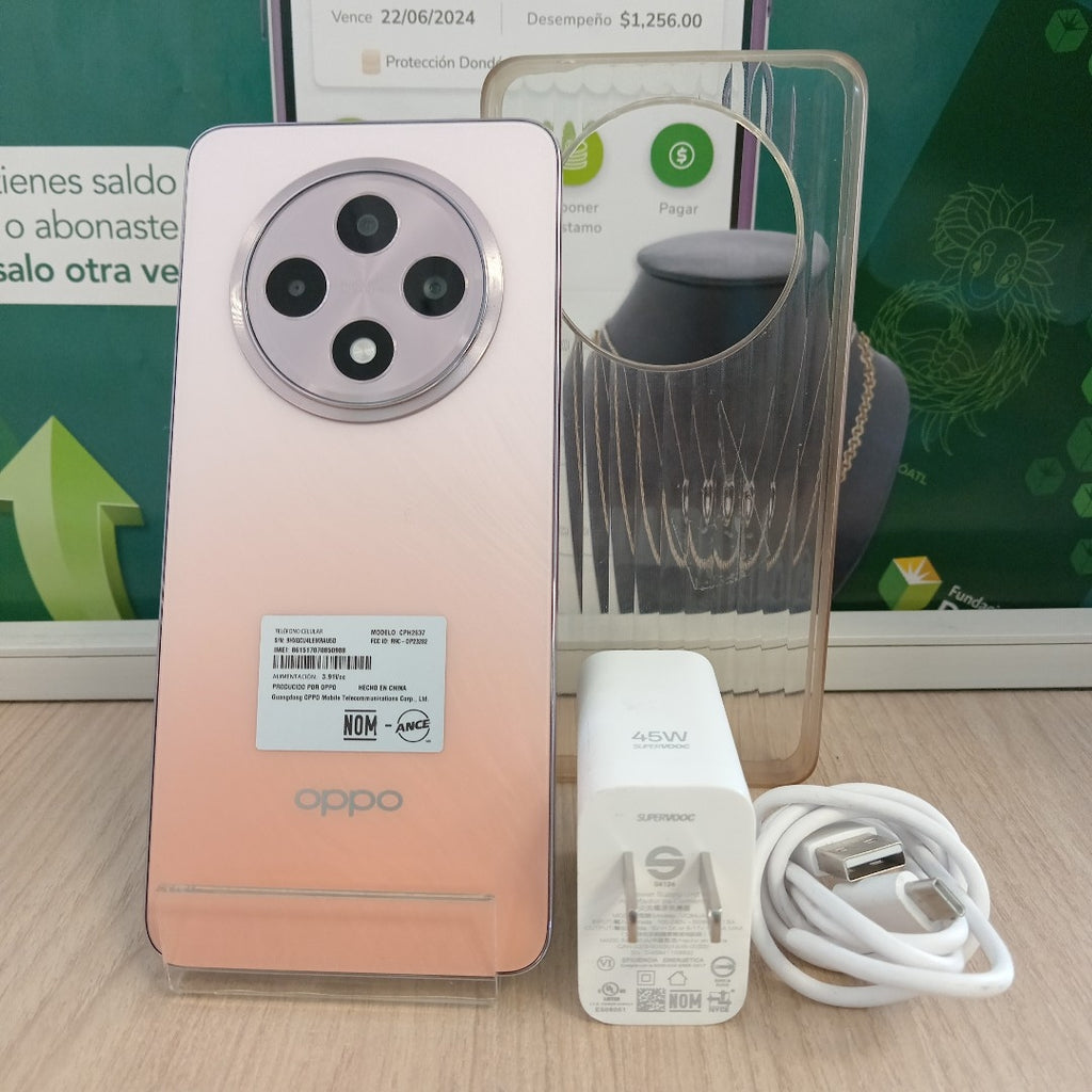 CELULAR OPPO  RENO 12F 5G CPH2637 256 GB 12 GB RAM (SEMINUEVO)