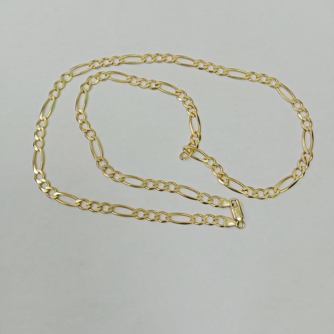 CADENAS CARTIER 3*1 AMARILLA ORO 10K 15.8 (NUEVO)