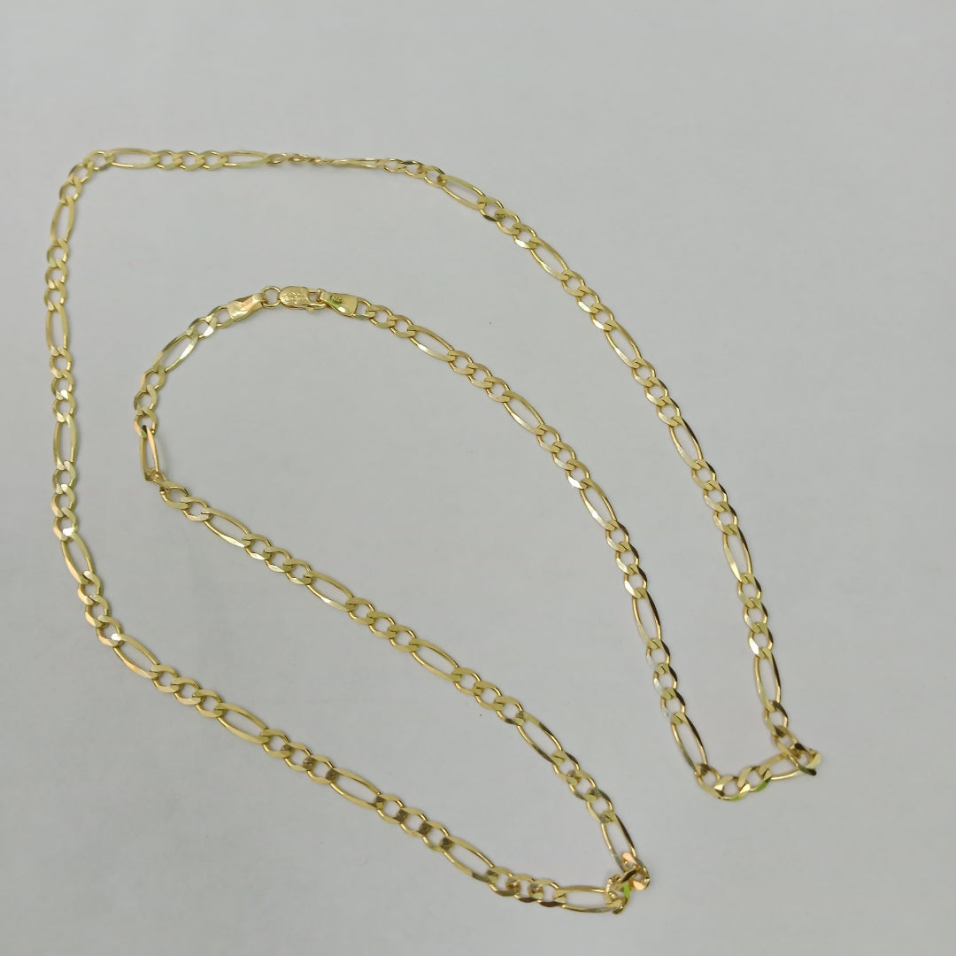 CADENAS CARTIER 3*1 AMARILLA ORO 14K 8.3 (NUEVO)