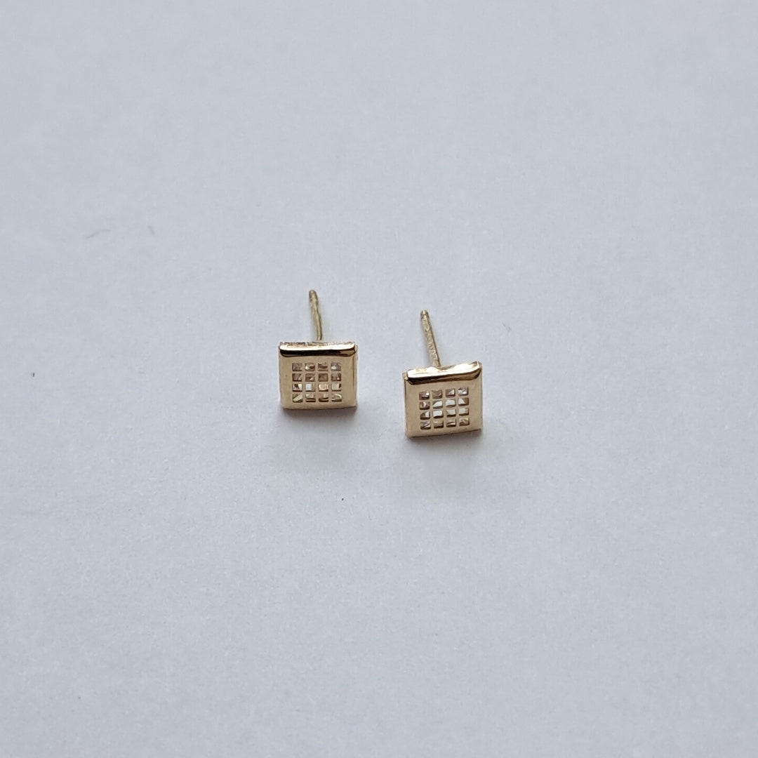 BROQUELES ORO 10K 1 (NUEVO)