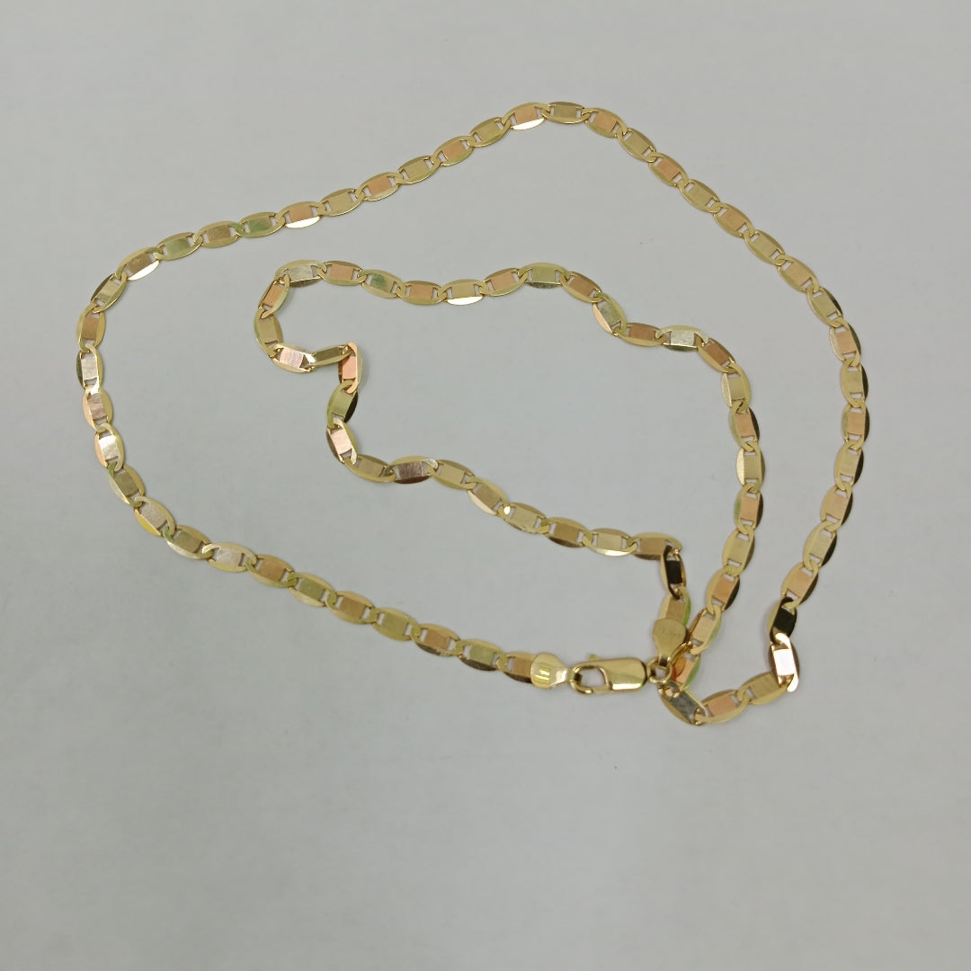 CADENAS VALENTINA/ESPEJO ORO 14K 9.9 (NUEVO)