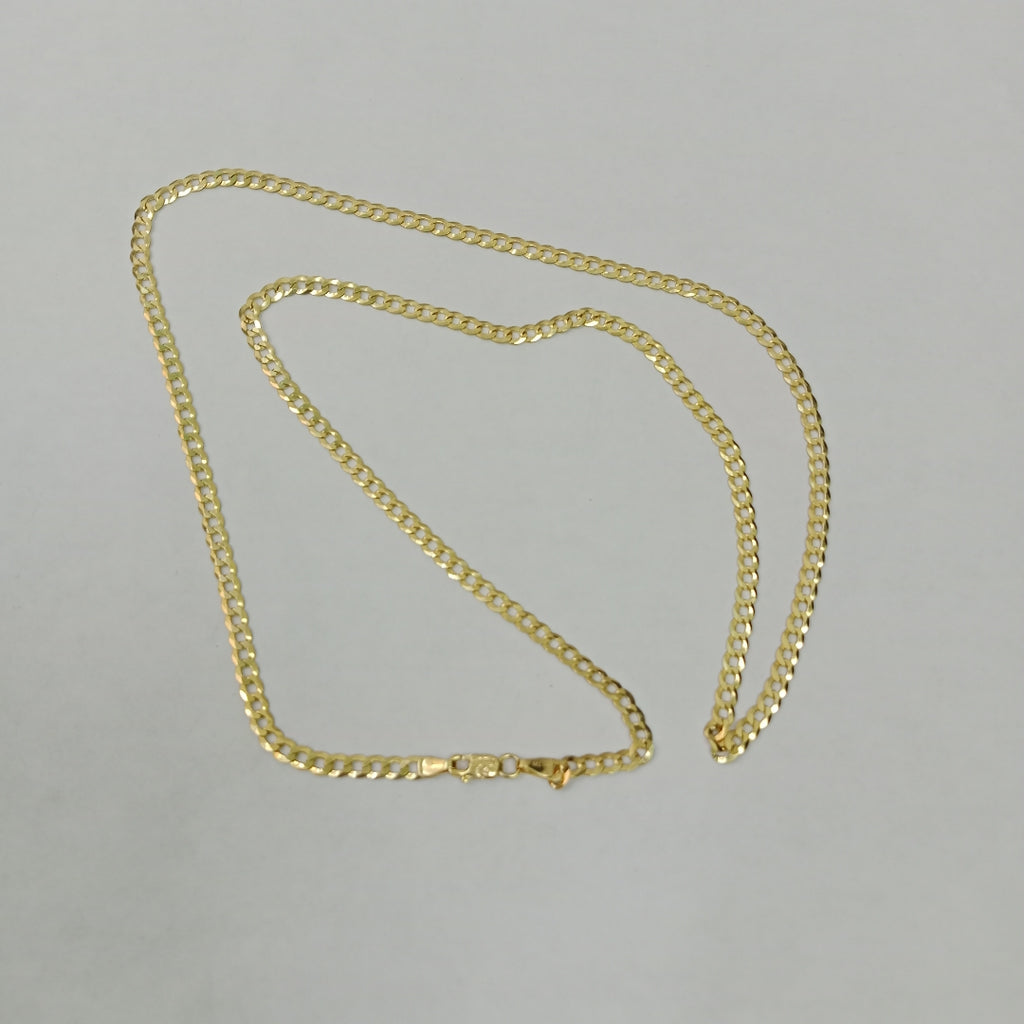 CADENAS BARBADA AMARILLA ORO 14K 7.4 (NUEVO)